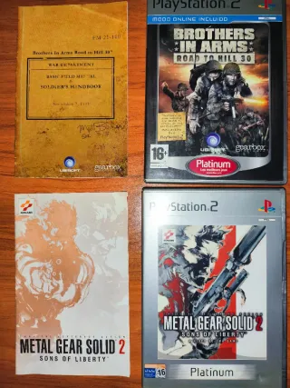 Pack PS2: Brothers in Arms y Metal Gear Solid 2