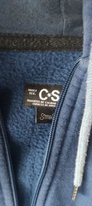 Sudadera C*S azul talla S
