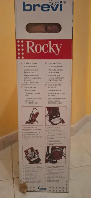 Zaino porta bimbo Brevi Rocky 6m+