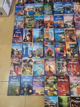 guias de viaje lonely planet a 16 euros unidad