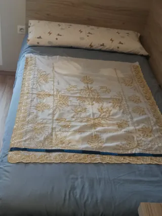 Manteletas Falleras Batistas Doradas