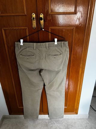 Pantalones scalpers M Verde Oliva