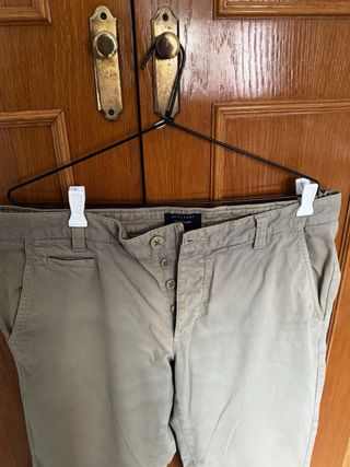 Pantalones scalpers M Verde Oliva