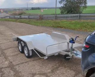 Plataforma 300x160 con freno y rampas