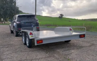 Plataforma 300x160 con freno y rampas