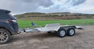 Plataforma 300x160 con freno y rampas