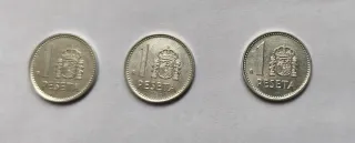 Colección 1 Peseta Española 1982-1989