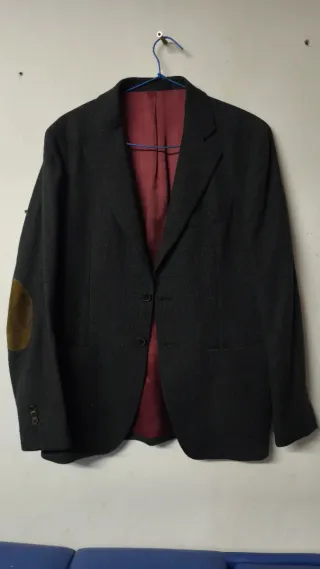 Americana Massimo Dutti Hombre  lana fina