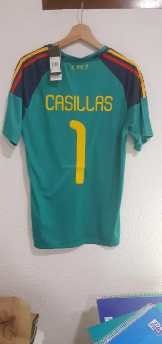 Camiseta Casillas Talla L Retro vintage Fútbol
