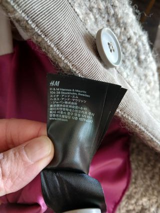 Cappotto H&M XS