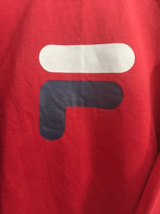Sudadera Fila Color Rojo, Blanco y Azul Talla M.