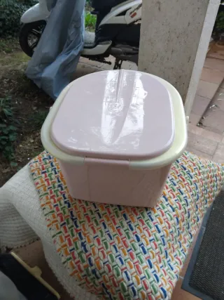 Orinal infantil de plástico rosa