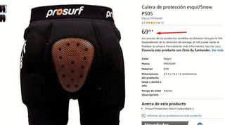 Culera ProSurf protección esquí/snowboard