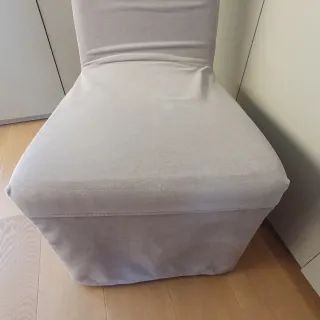 Coprisedie eleganti in tessuto grigio