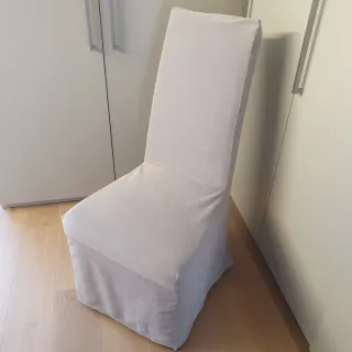 Coprisedie eleganti in tessuto grigio