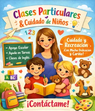 Clases particulares y cuidado de niños