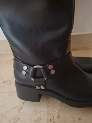 Botas biker negras de zara nuevas talla 38