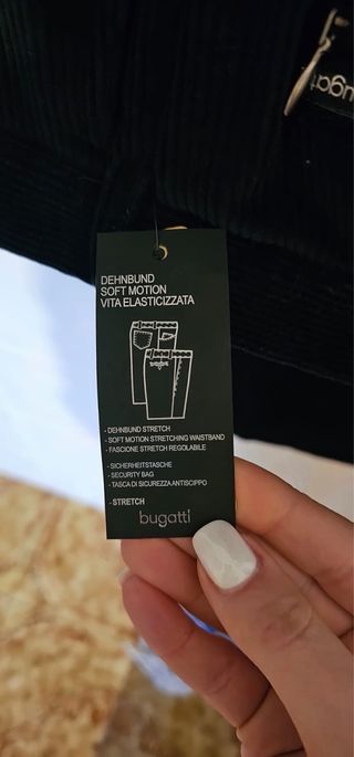 Pantaloni Bugatti Uomo Tg 54 Nuovi colore blumarin