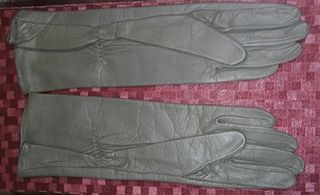 GUANTES MILITARES AVIACION COLOR VERDE OLIVA CUERO