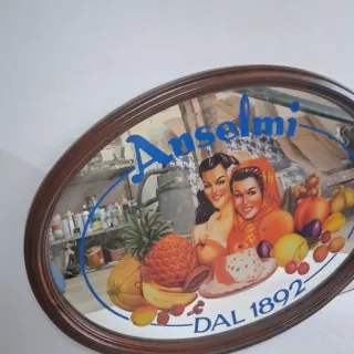 Insegna vintage pubblicitaria Anselmi