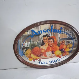 Insegna vintage pubblicitaria Anselmi