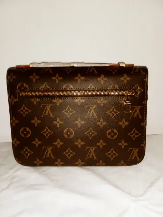 Bolso estilo Louis Vuitton Marrón y Dorado