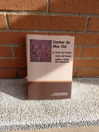 Cantar de Mio Cid .Tres volúmenes I, II, III.