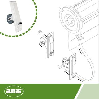 Amig - Recogedor de Empotrar para Persianas - Fren