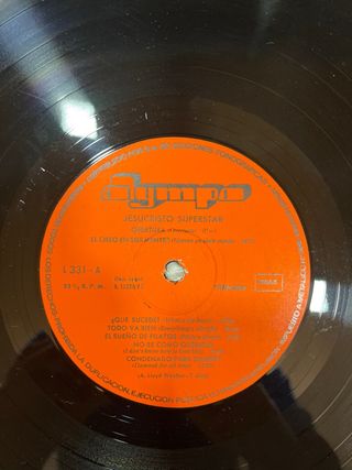 Banda Sonora Jesucristo Superstar Vinilo Vintage
