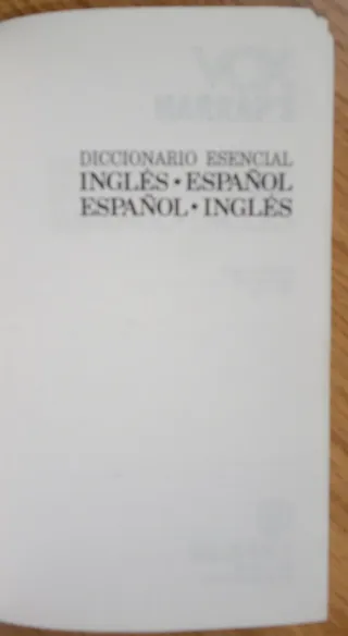 Diccionario Vox Esencial Ingles - Espanol (Bili...