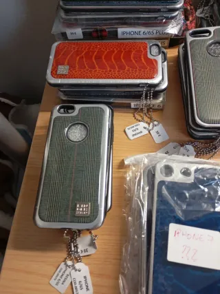 Lote fundas móviles iPhone