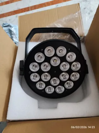 4 Foco LED Negro sin estrenar