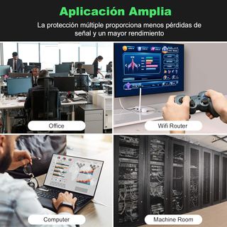 Nixsto Cable Ethernet 20 metros, Cable de red Cat