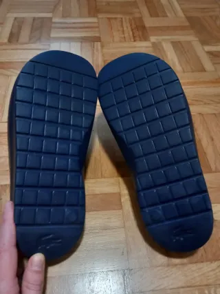 Chanclas Lacoste Azul Talla 40