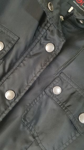 Giubbotto Casucci nero con cintura