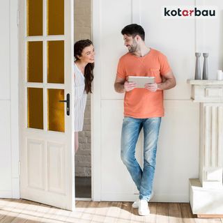 KOTARBAU Manilla de puerta de 90 mm de izquierda a