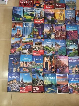 lote guias de viaje a 12 euros unidad lonely