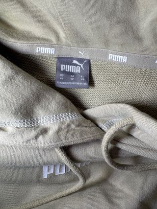 Felpa corta Puma beige