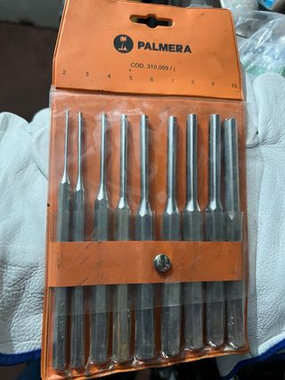 Juego Botadores Cilíndricos Palmera 2-10mm