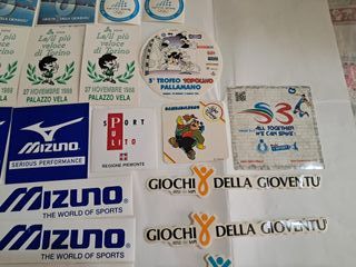 Set 26 adesivi sport vintage Olimpiadi Torino
