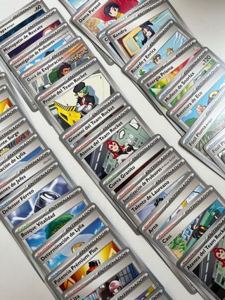 Cartas Entrenador y energía Pokémon