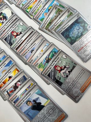 Cartas Entrenador y energía Pokémon