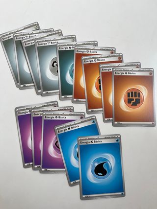 Cartas Entrenador y energía Pokémon