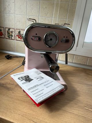 Cafetera rosa Silvercrest