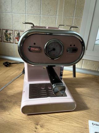 Cafetera rosa Silvercrest