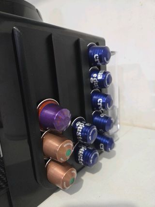 Suporte Cápsulas Nespresso Plástico Preto