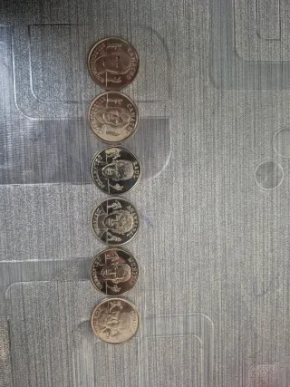 Lote de 6 Medallas Coleccionables