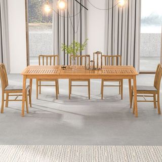 Mesa Comedor Exterior Acacia 8 personas. Terraza