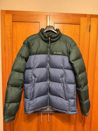 Chaqueta Columbia azul y verde
