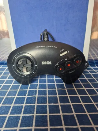 MEGADRIVE 1 ORIGINAL MANDO LETRAS ROJAS